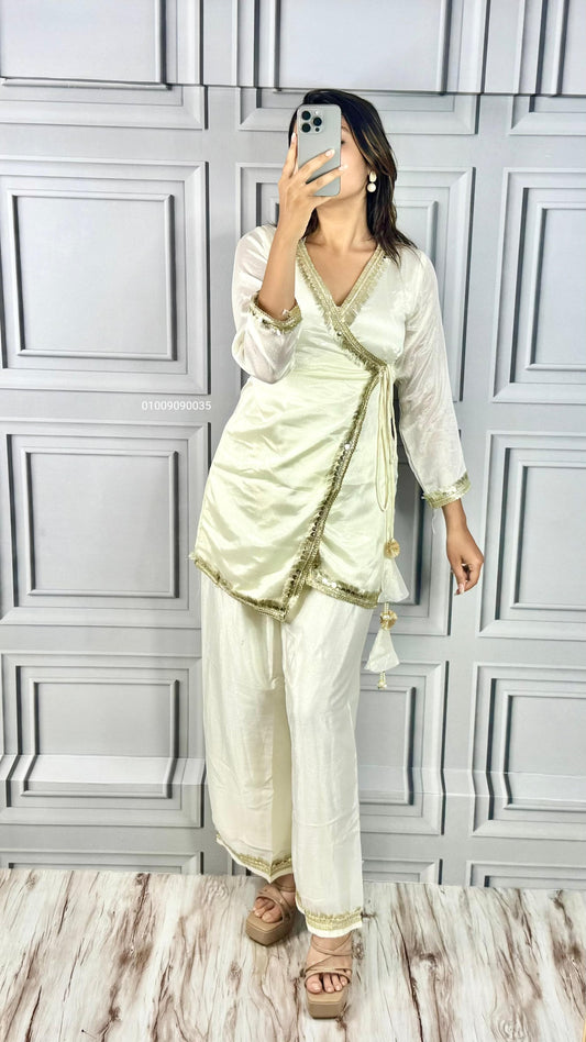 Designer Angrakha Style Coord Set