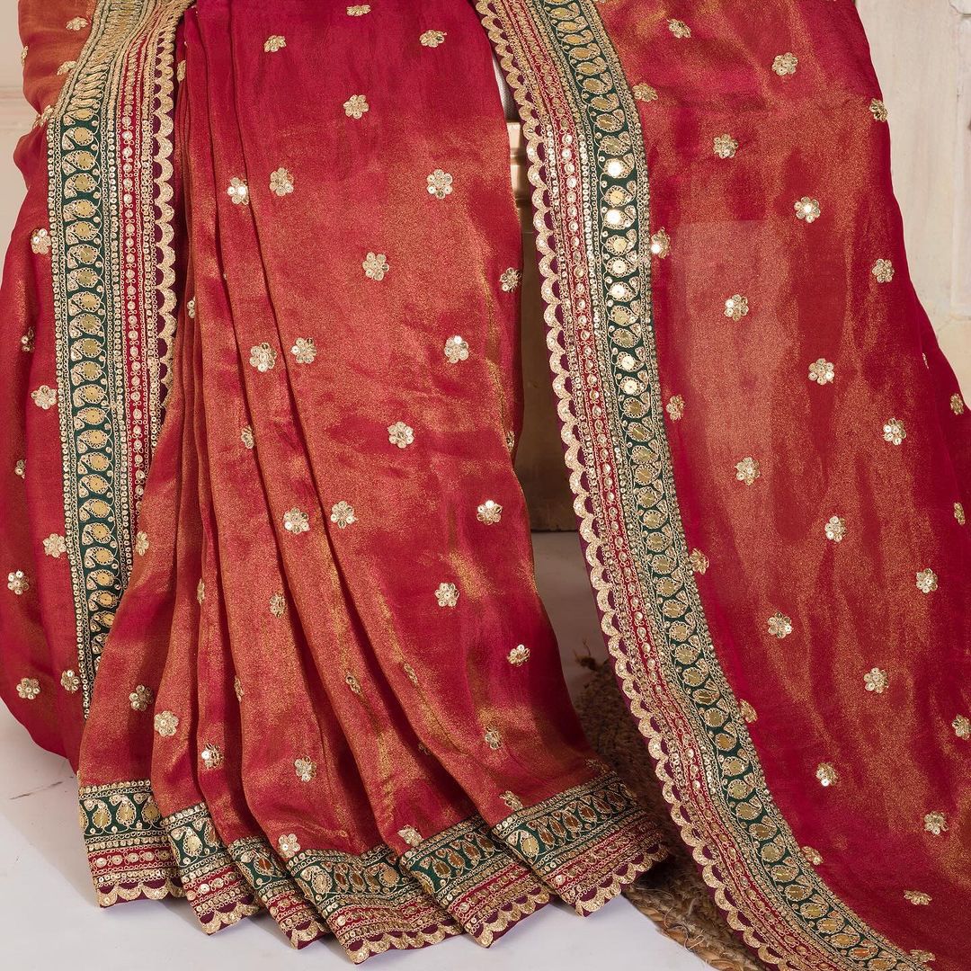 Banarsi crush Saree