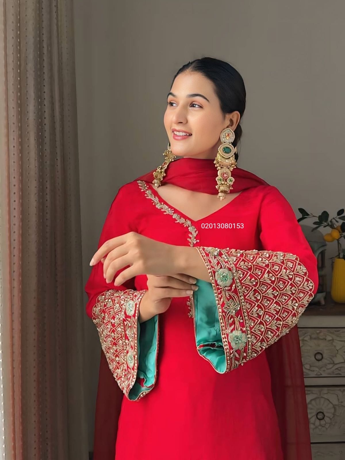 Designer Party Wear Farsi Set & Top