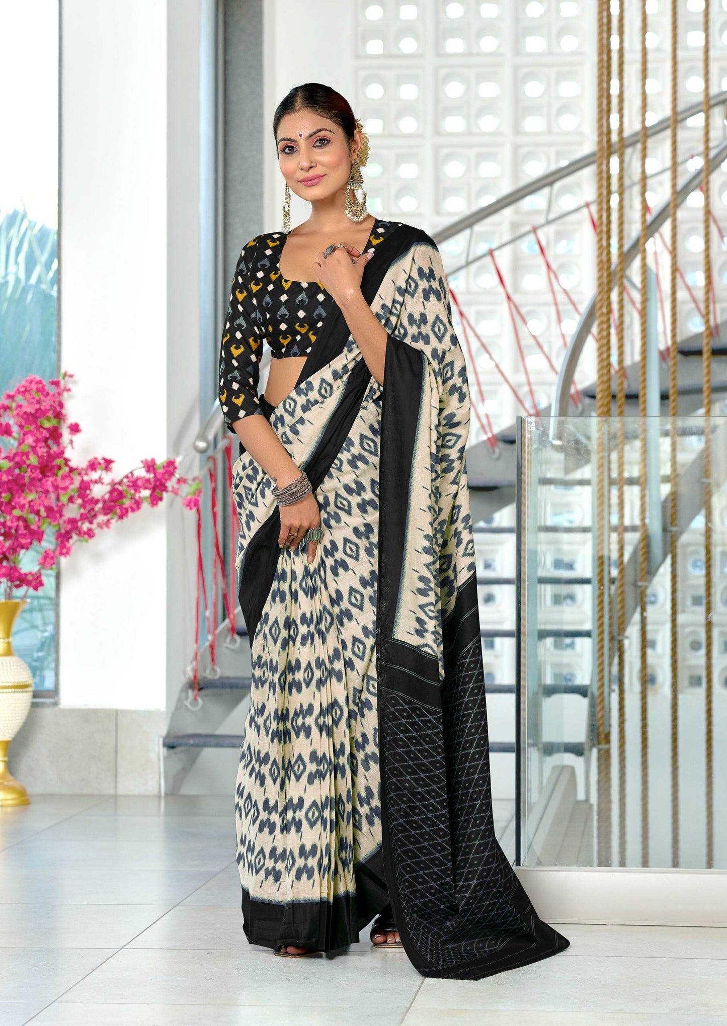 Cotton saree - KE-78809