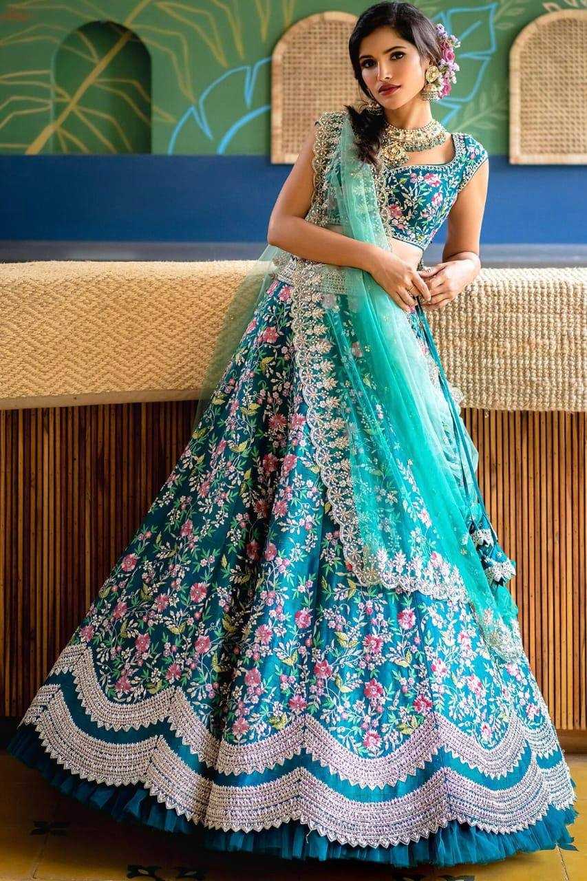 Silk Butterfly Lehenga