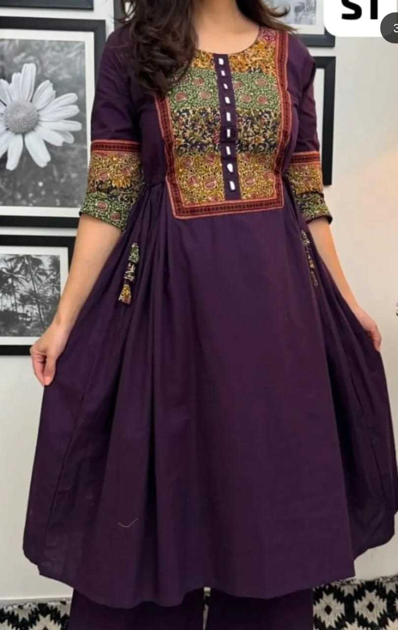 Designer Fullfare kurti Plazzo