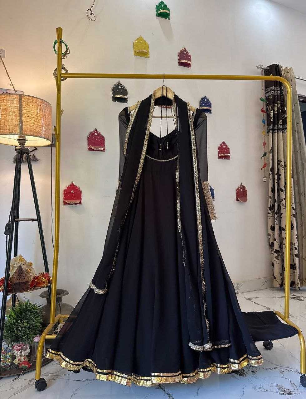 Beautiful Black Gown -KE-80018