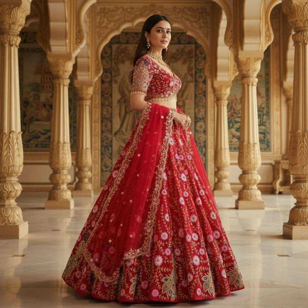 Soft Net Lehenga Choli - KE-79573