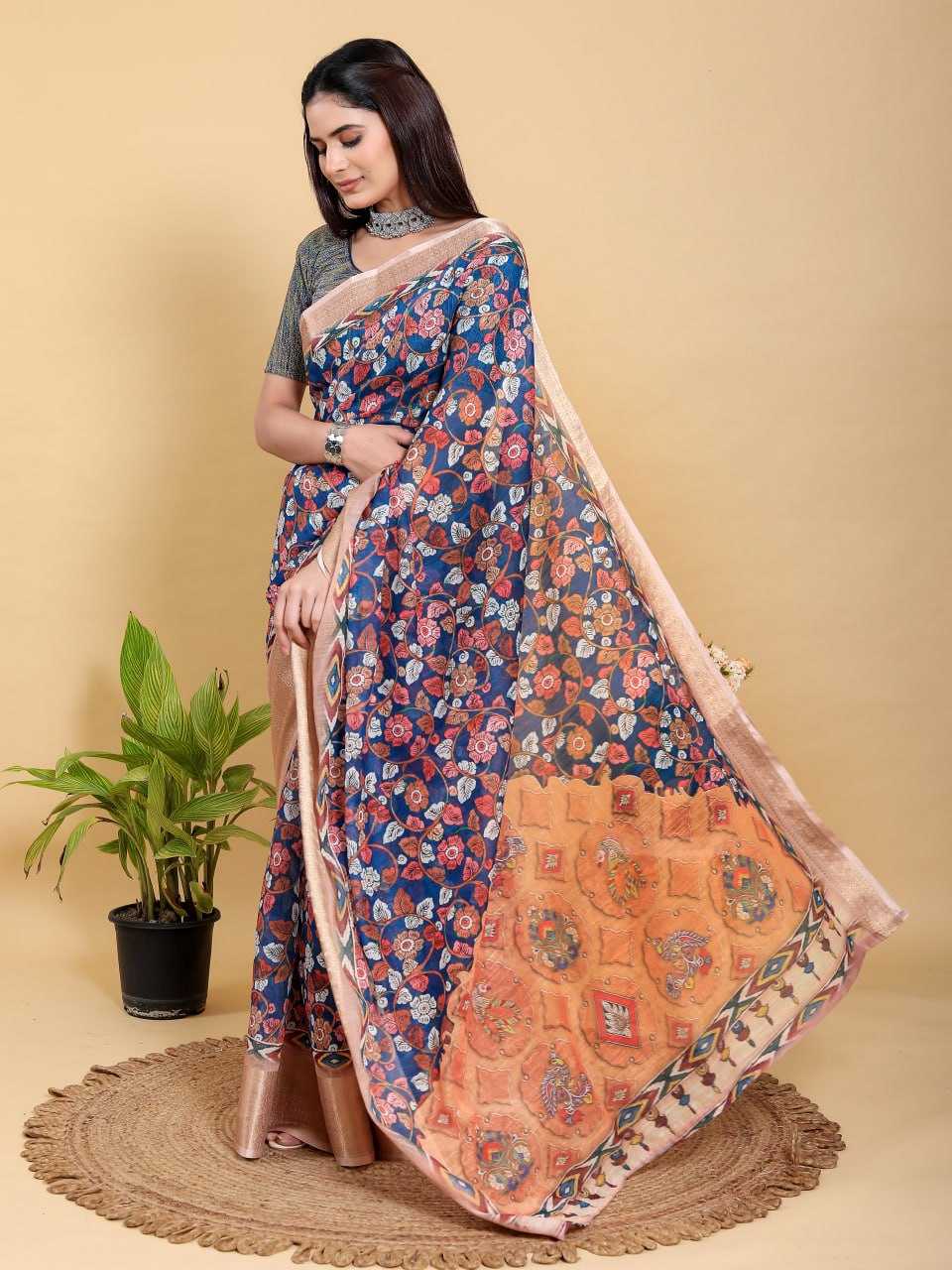 Jacquard Saree - KE-79665