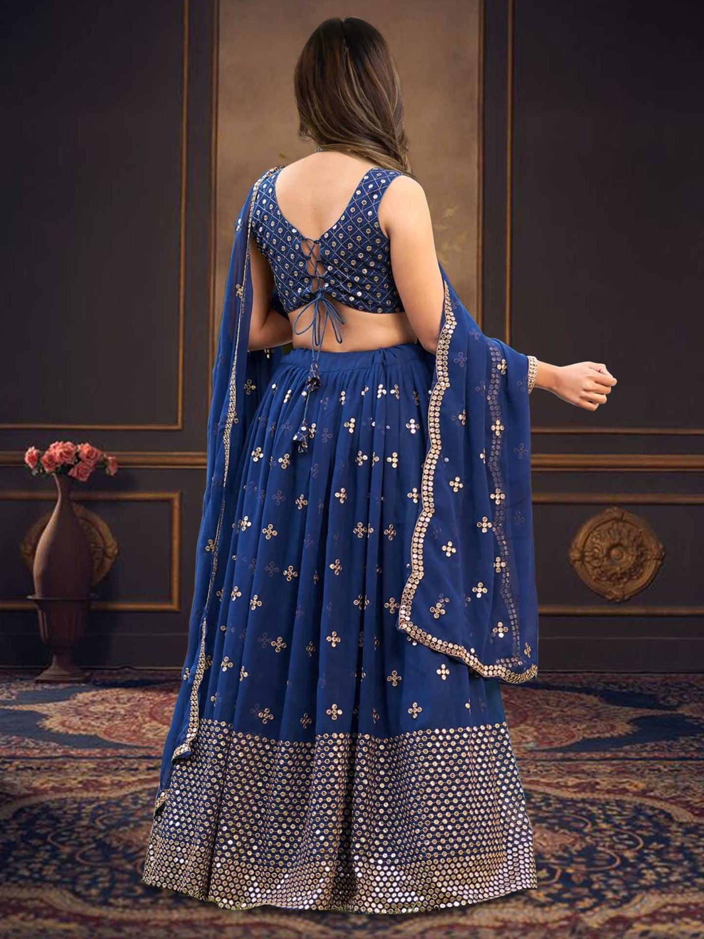 Lehanga Choli Duppata Set