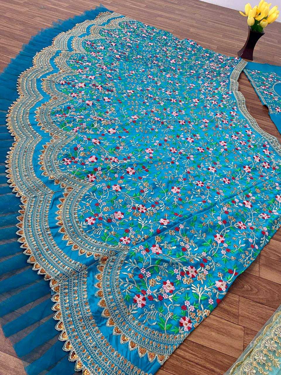 Silk Butterfly Lehenga
