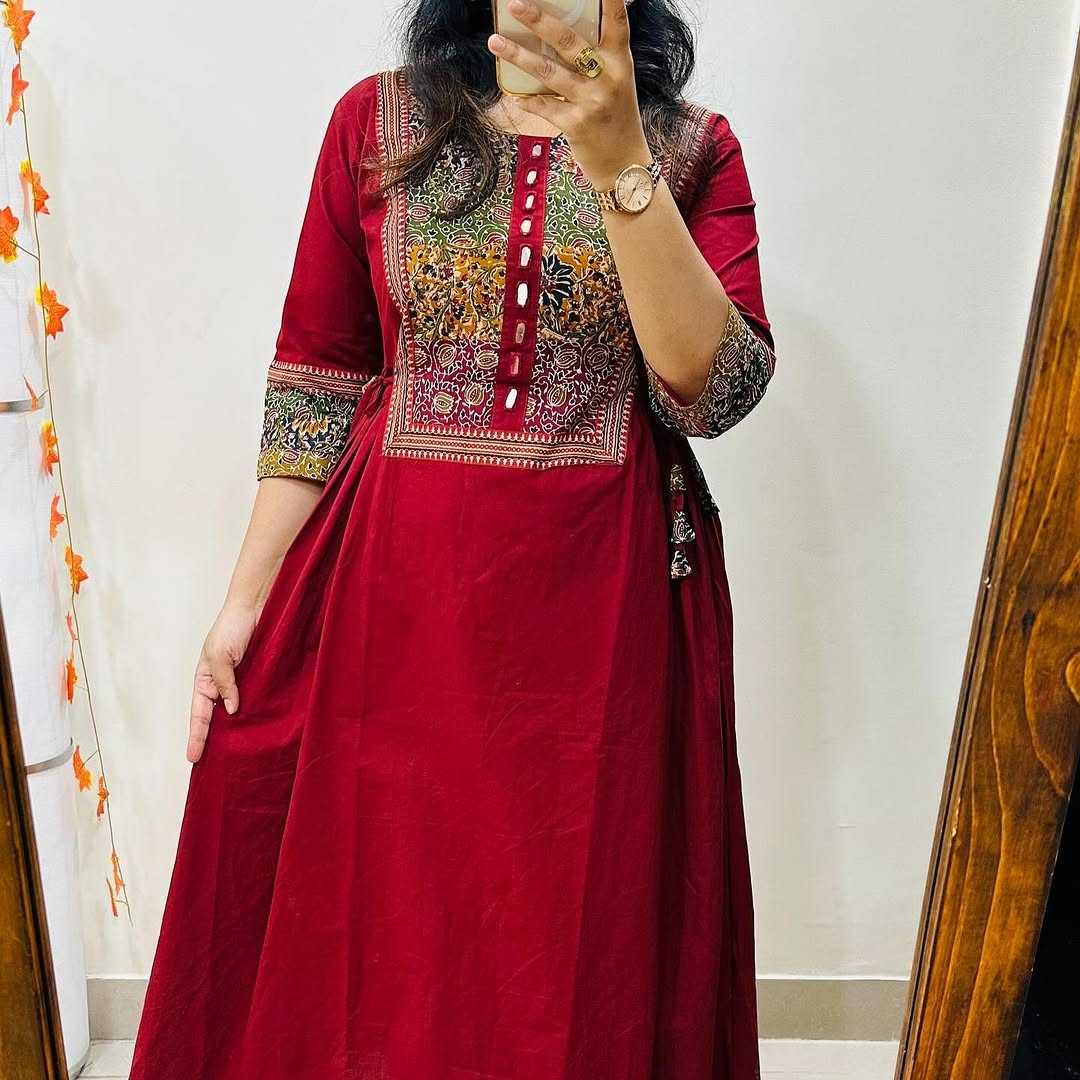 Designer Fullfare kurti Plazzo