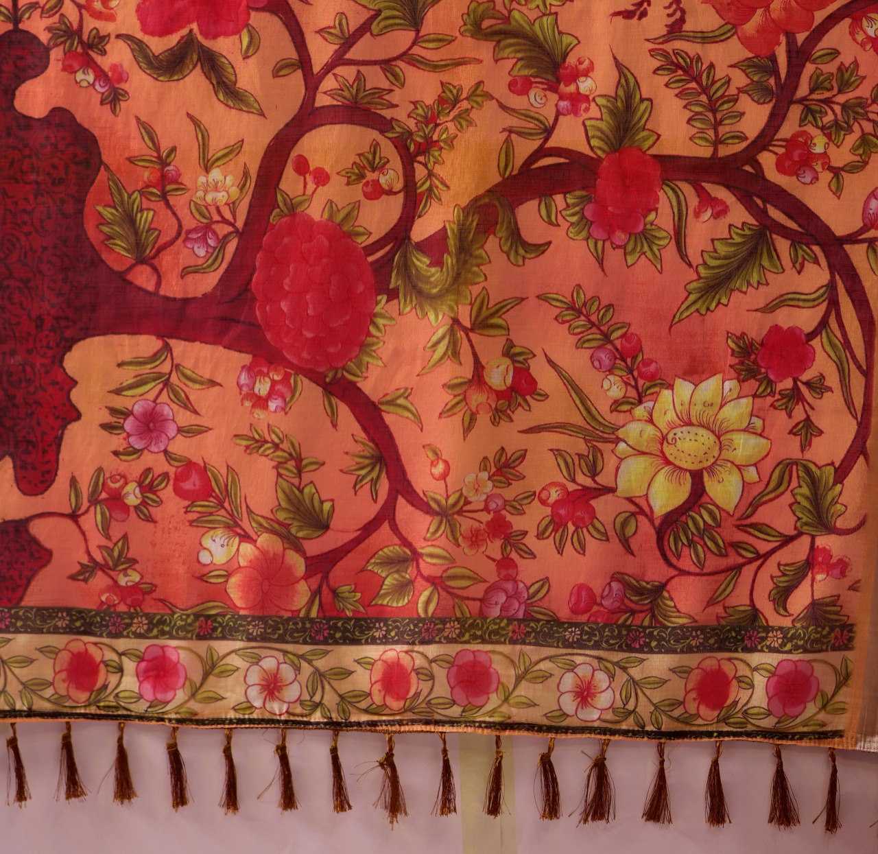 Linen Cotton Saree