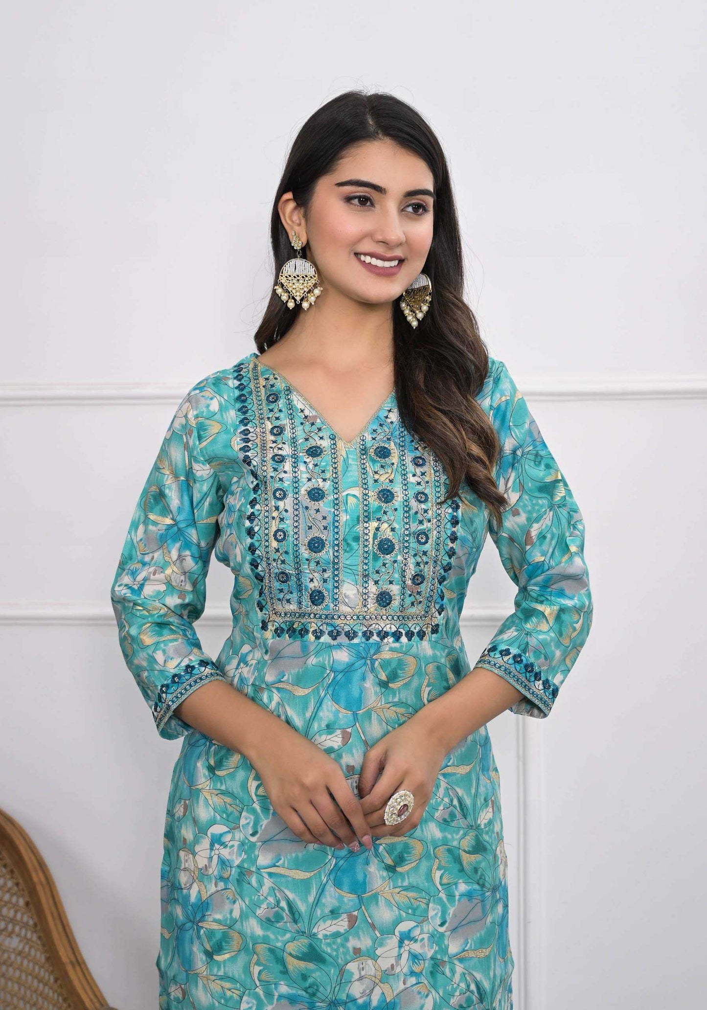 Chanderi Soft kurti
