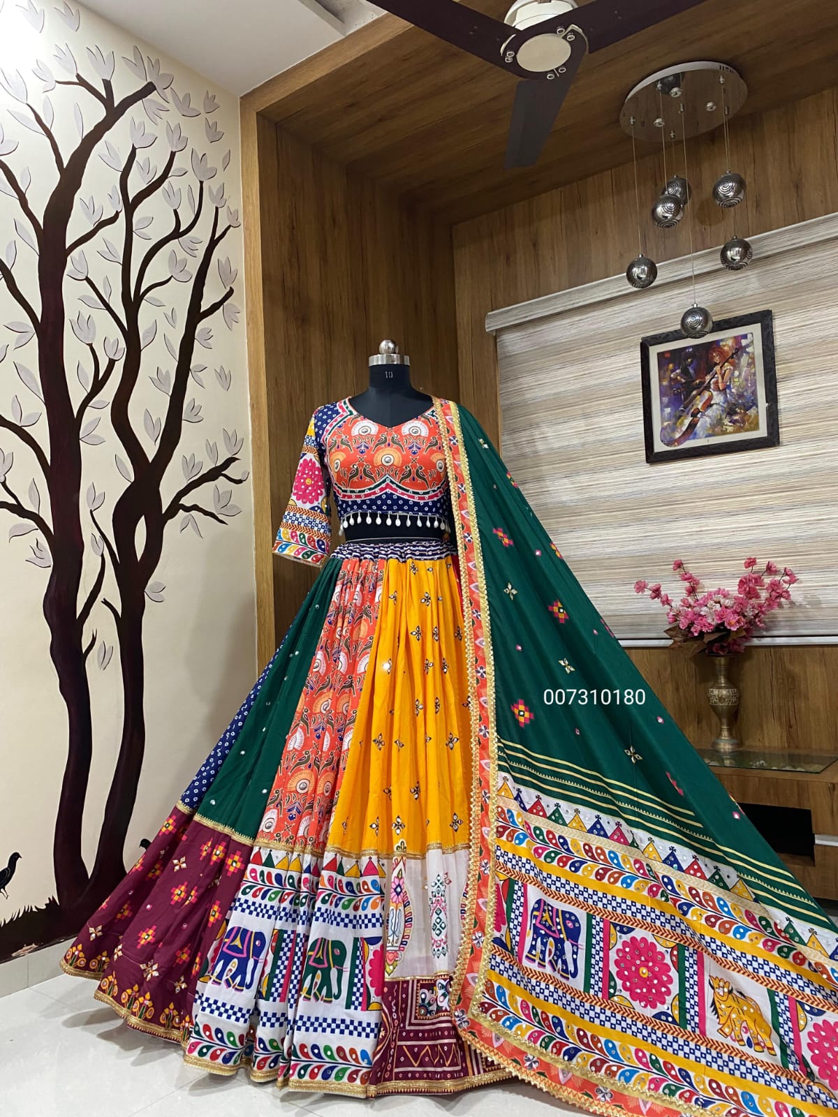 Designer Printed Lehanga Choli
