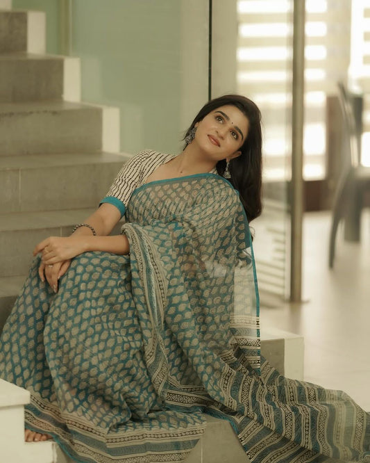 Digital Print saree