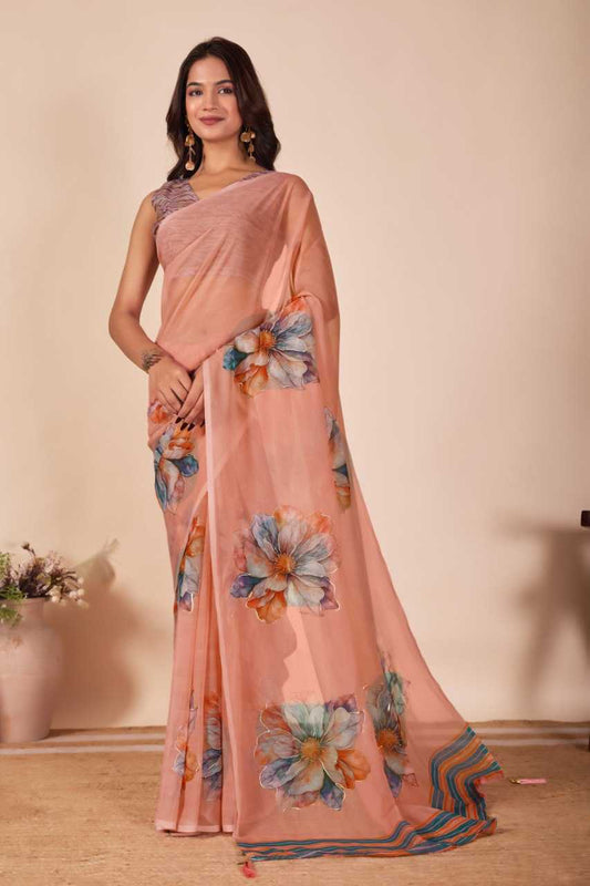 Gorgeous Digital Print Saree KE-81800