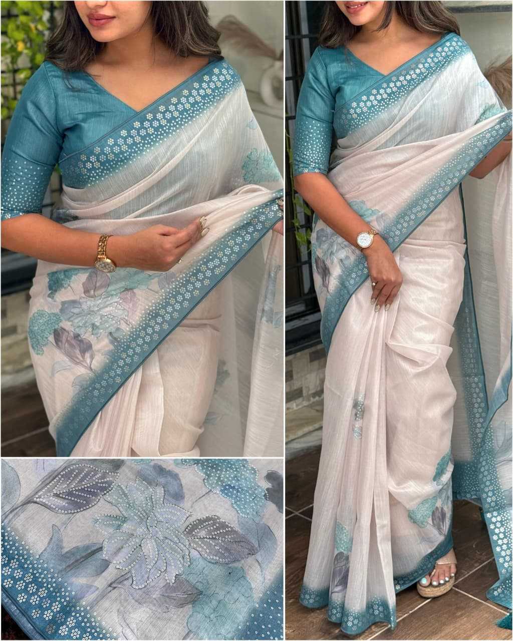 Beautiful Digital Print Saree KE-85406