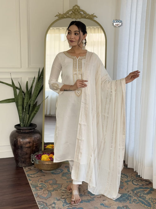 Fully stitched 3-piece suit set