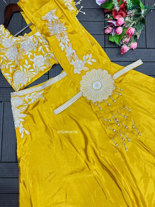 Embroidery Coding Work Lehenga Choli