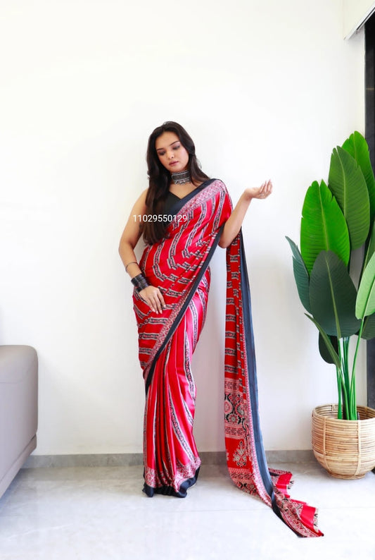 Silk Semi Gaji Saree
