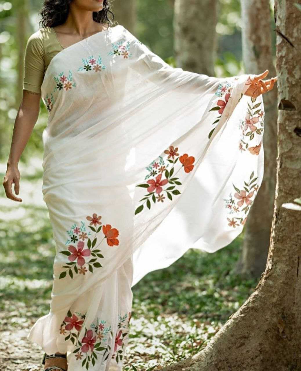 Digital print saree -KE-75942
