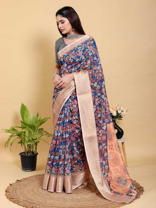 Jacquard Saree -  KE-79665