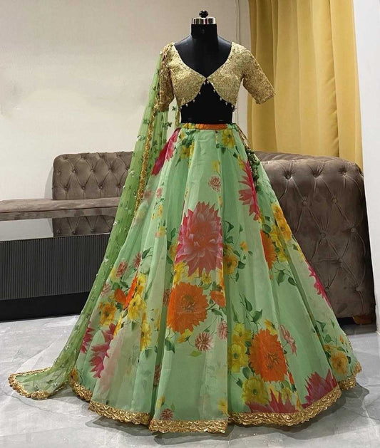 Soft Net Lehenga Choli