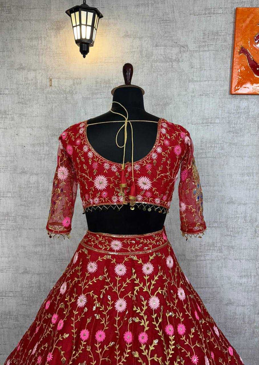 Soft Net Lehenga Choli - KE-79573