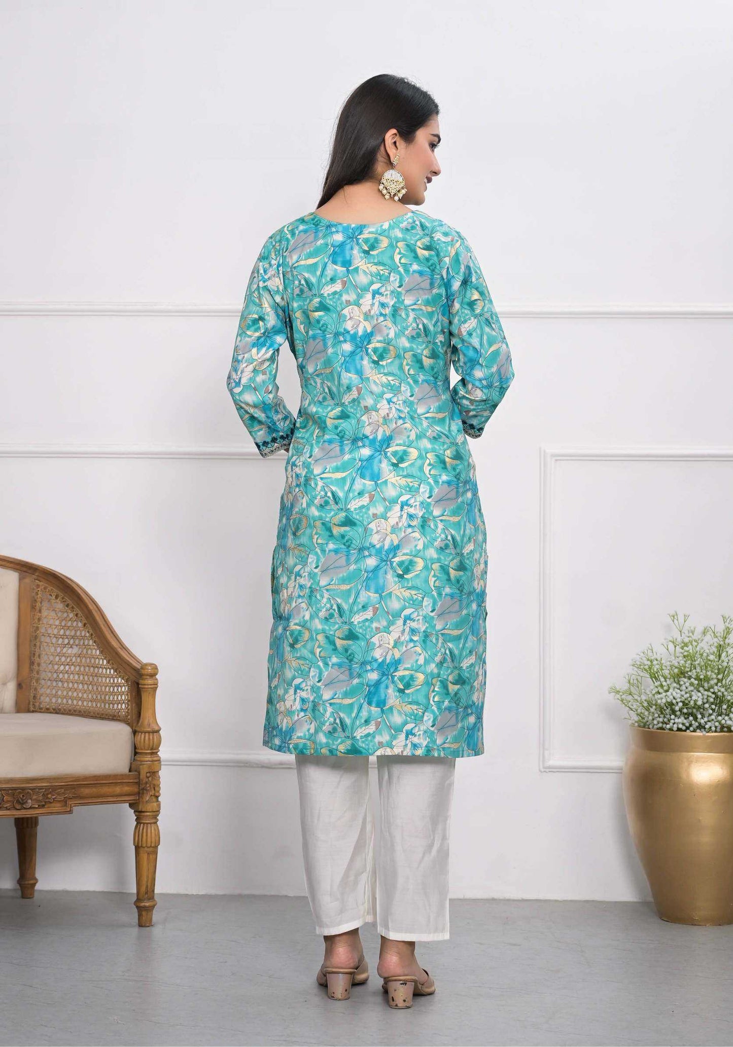 Chanderi Soft kurti