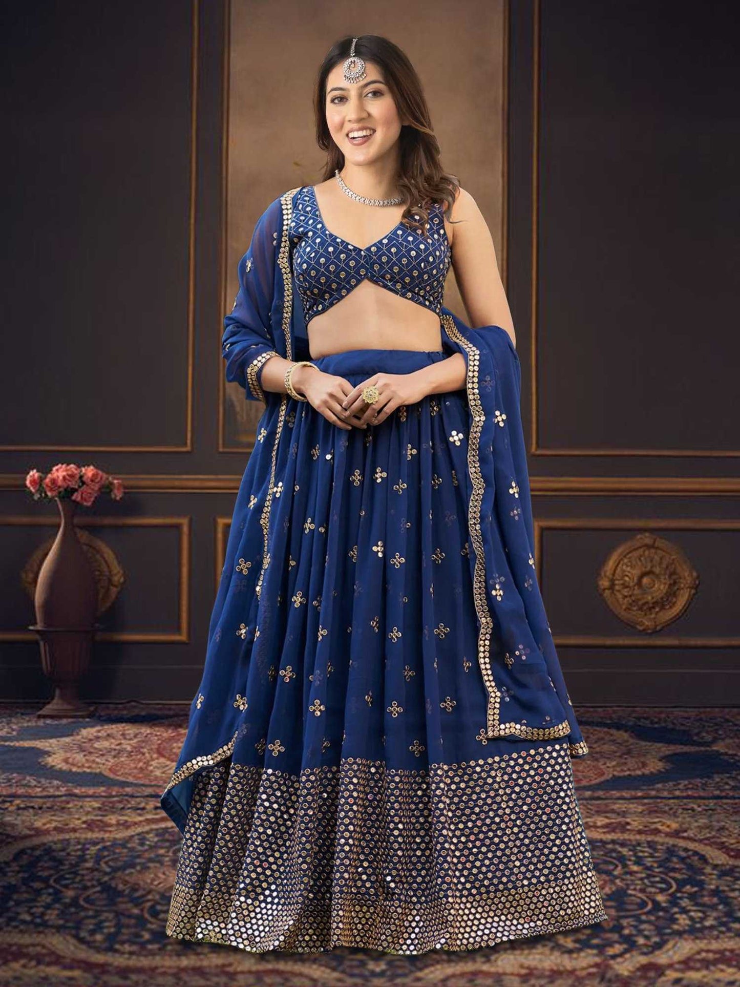 Lehanga Choli Duppata Set