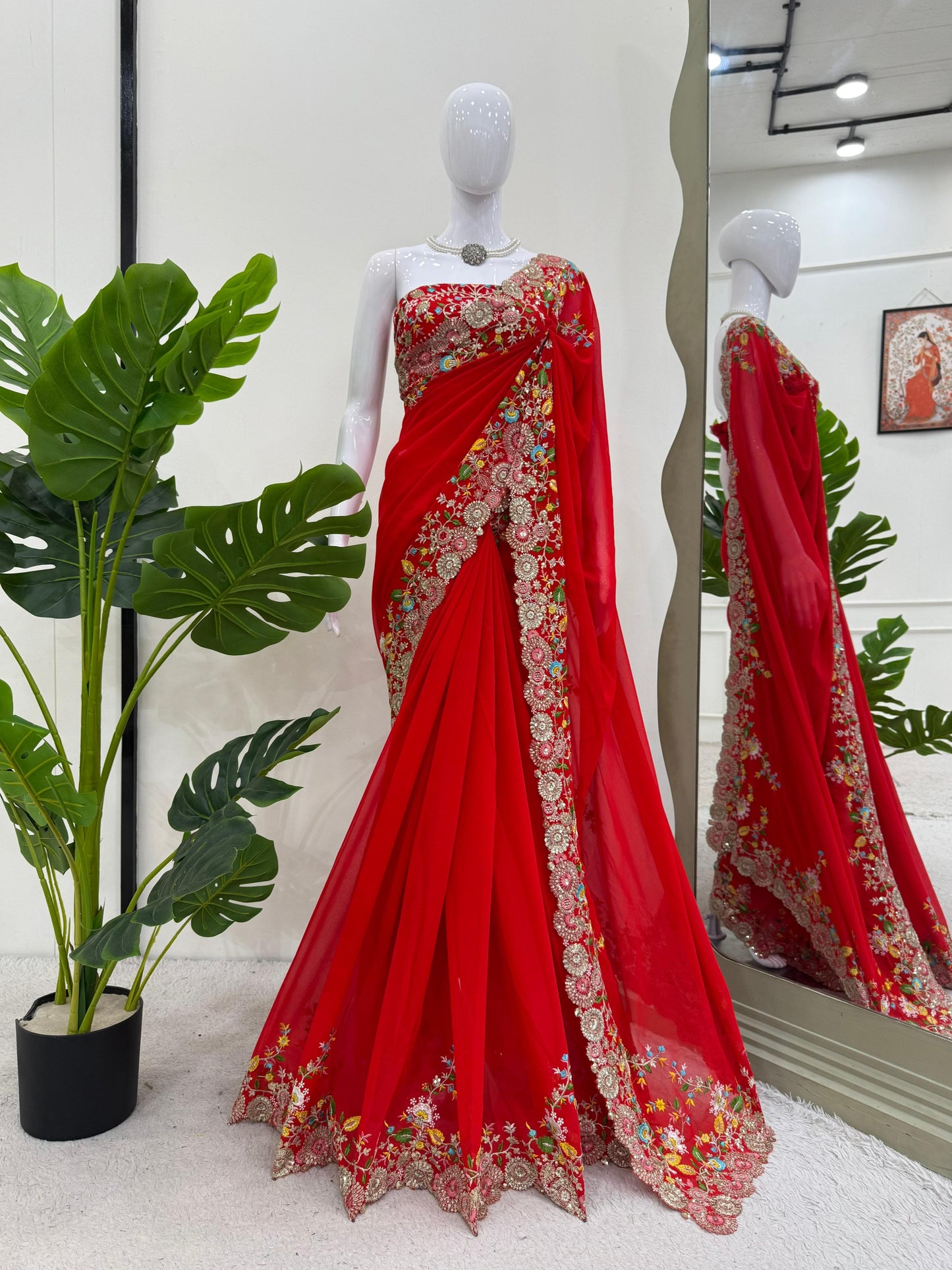 Designer Faux Georgette